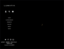 Tablet Screenshot of lumativ.com